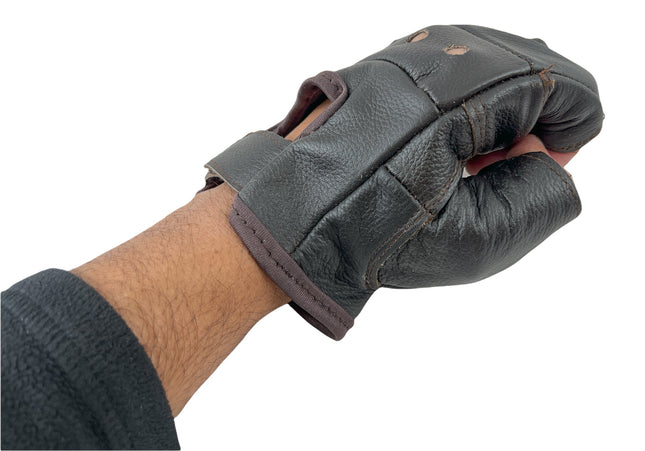 FG-PLN-BRN PAIR GLOVES