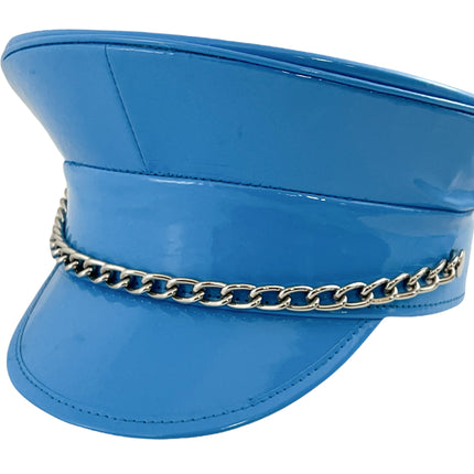 HT255 CHAIN NEON AND PASTEL COLOR CAPTAIN HAT