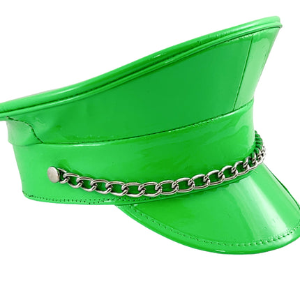 HT255 CHAIN NEON AND PASTEL COLOR CAPTAIN HAT