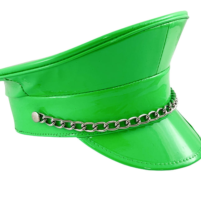 HT255 CHAIN NEON AND PASTEL COLOR CAPTAIN HAT