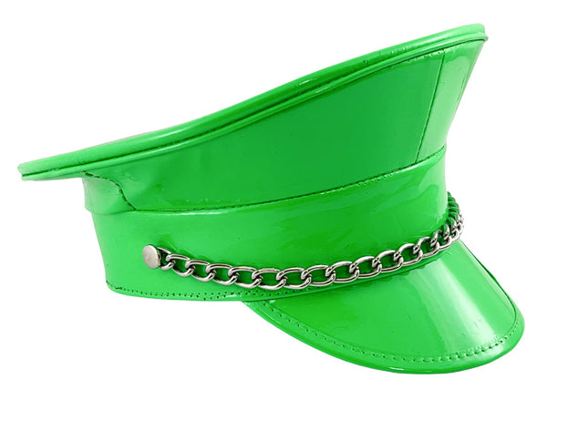 HT255 CHAIN NEON AND PASTEL COLOR CAPTAIN HAT