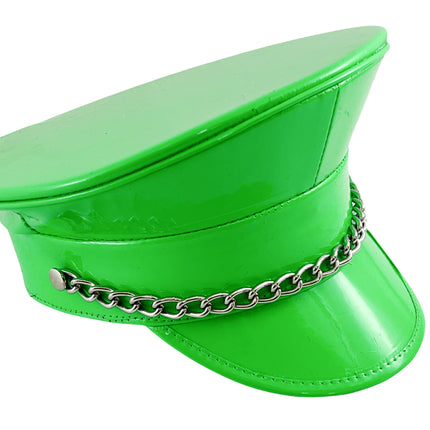 HT255 CHAIN NEON AND PASTEL COLOR CAPTAIN HAT