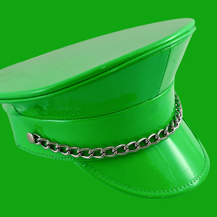HT255 CHAIN NEON AND PASTEL COLOR CAPTAIN HAT