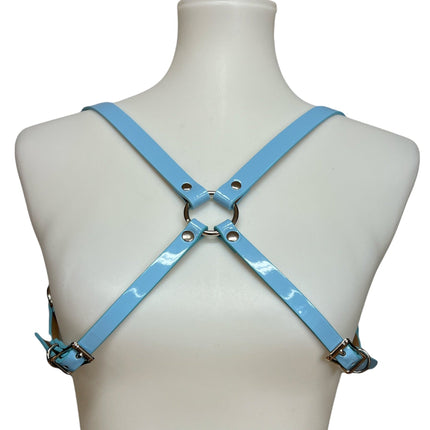 XH219 PATENT/NEON  CROSS HARNESS 1/2" WIDE
