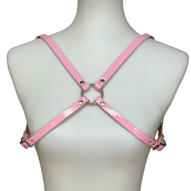 XH219 PATENT/NEON  CROSS HARNESS 1/2" WIDE