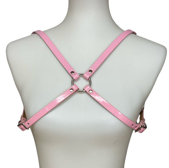 XH219 PATENT/NEON  CROSS HARNESS 1/2" WIDE