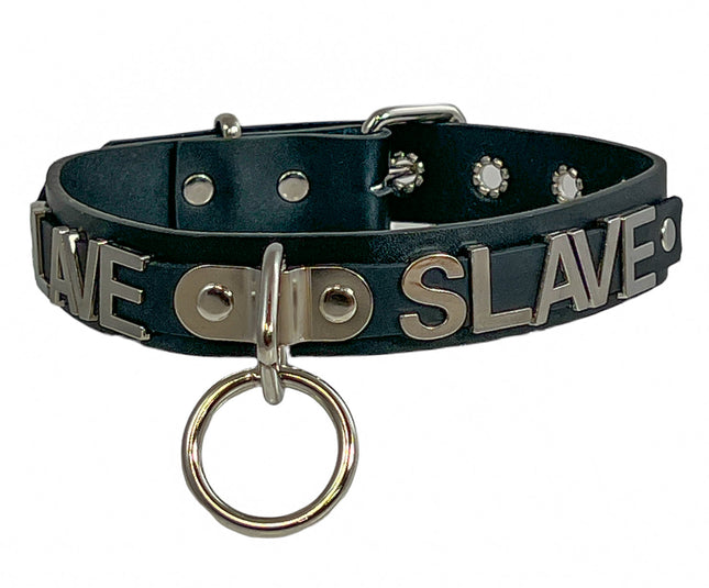 FCK261 1 1/4" WIDE STAINLESS STEEL LETTER WORDS ID NAME CHOKER