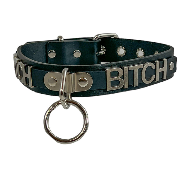 FCK261 1 1/4" WIDE STAINLESS STEEL LETTER WORDS ID NAME CHOKER