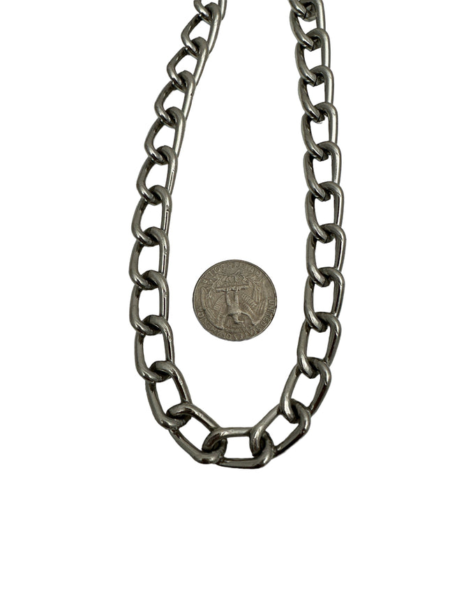 LEASH-REG-S  REGULAR 3.5MM CHAIN LEASH-HV-S BOTH SIDE SMALL 2" HOOK