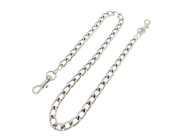 LEASH-REG-S  REGULAR 3.5MM CHAIN LEASH-HV-S BOTH SIDE SMALL 2" HOOK