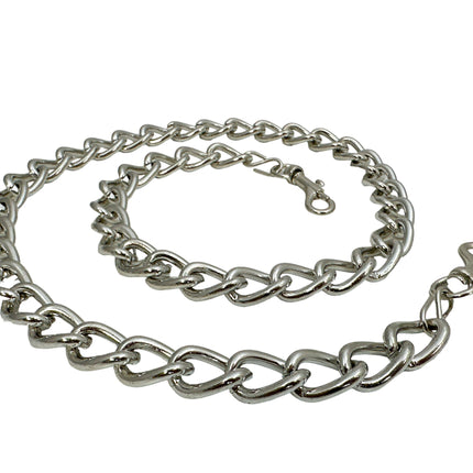 LEASH-HV-S 4MM HEAVY CHAIN BOTH SIDE SMALL 2" HOOK