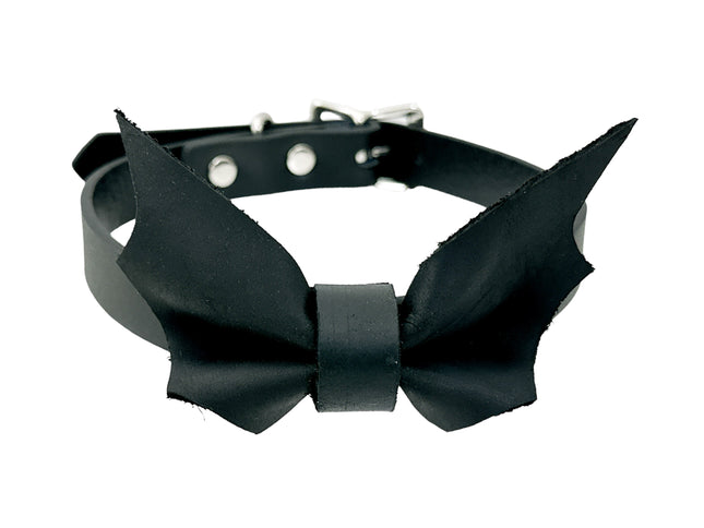 FCK505 SMALL BAT LEATHER 1/2" COLLAR