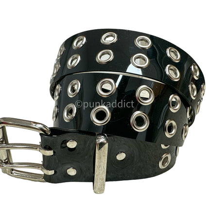 BT145VN-BLK PVC VNYL BLACK GROMMET BELT