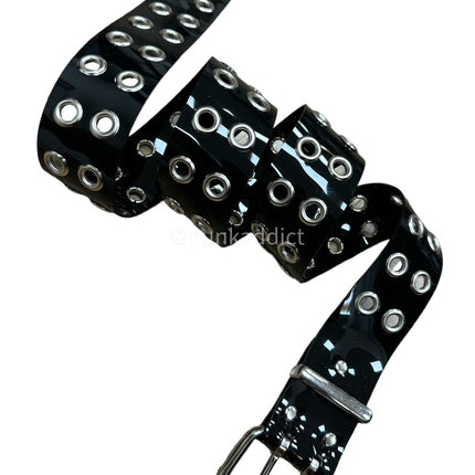 BT145VN-BLK PVC VNYL BLACK GROMMET BELT
