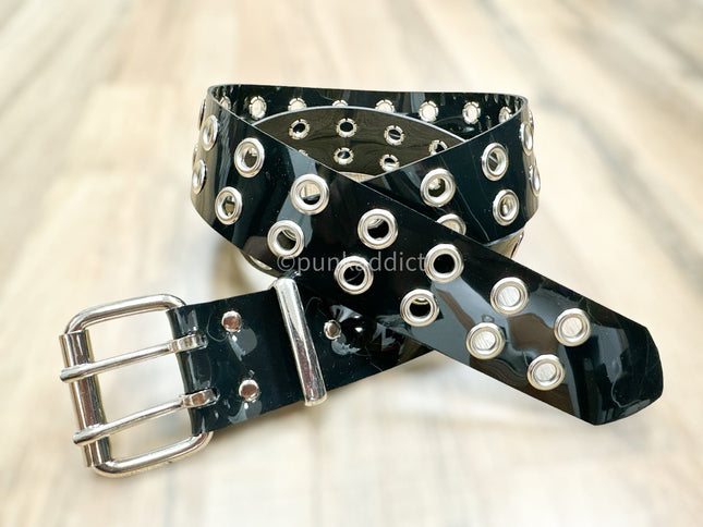 BT145VN-BLK PVC VNYL BLACK GROMMET BELT