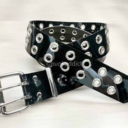 BT145VN-BLK PVC VNYL BLACK GROMMET BELT