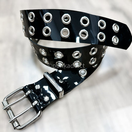 BT145VN-BLK PVC VNYL BLACK GROMMET BELT