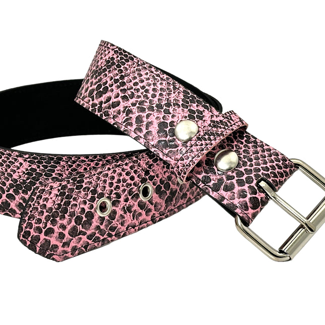 BT100-175SNK-PINK SNAKE PLAIN 1 3/4"BELT