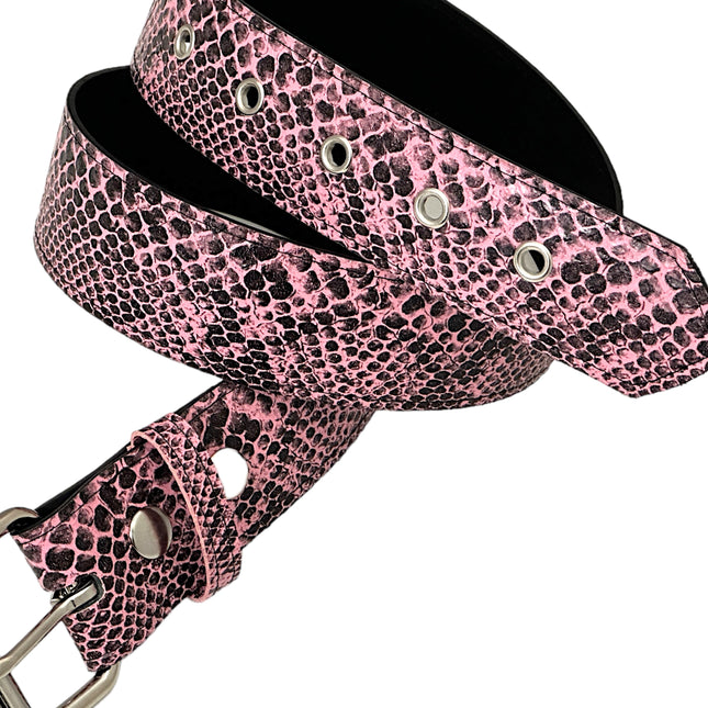 BT100-175SNK-PINK SNAKE PLAIN 1 3/4"BELT