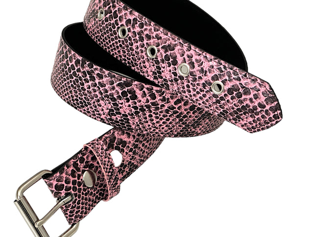 BT100-175SNK-PINK SNAKE PLAIN 1 3/4"BELT