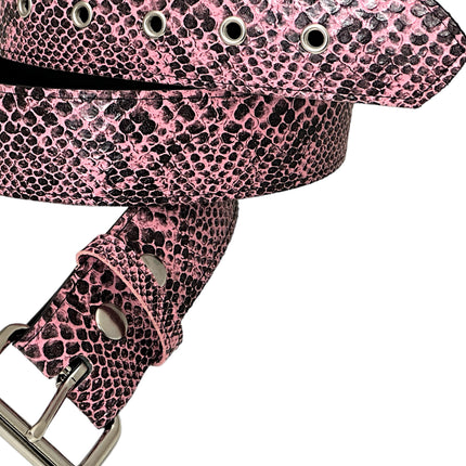 BT100-175SNK-PINK SNAKE PLAIN 1 3/4"BELT