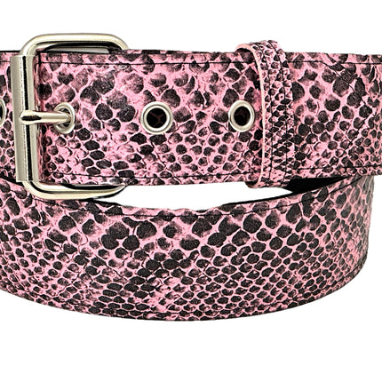 BT100-175SNK-PINK SNAKE PLAIN 1 3/4"BELT