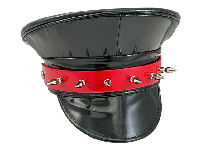 HT350P.BLK    1" PIN SPIKE CAPTAIN HAT