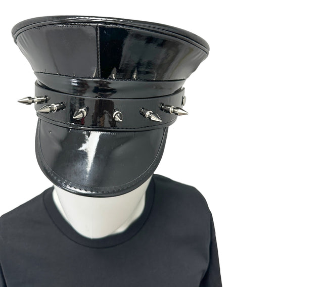 HT350P.BLK    1" PIN SPIKE CAPTAIN HAT