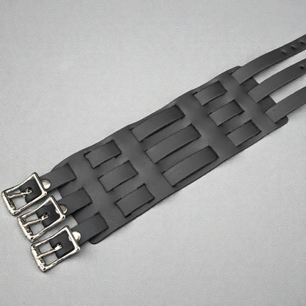 WBN-PLN LEATHER CLASSIC  WATCHBAND STYLE BUCKLE BRACELET