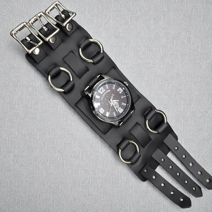 WBN-RING WATCHBAND STYLE BUCKLE BRACELET CUFF