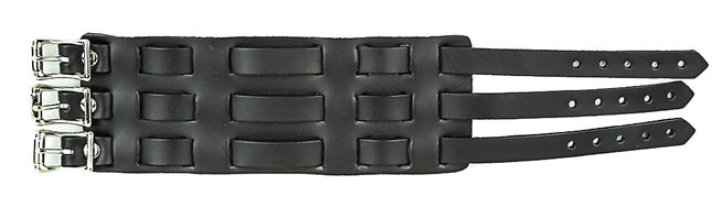 WBN-PLN LEATHER CLASSIC  WATCHBAND STYLE BUCKLE BRACELET