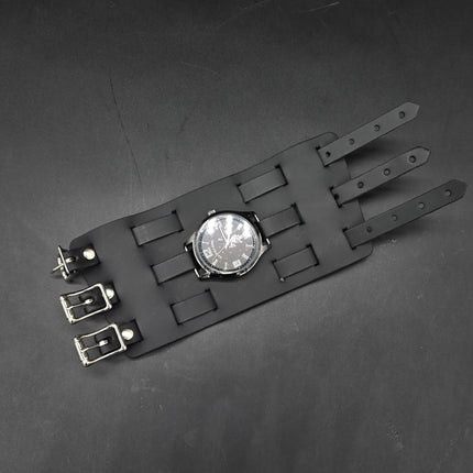 WBT-PLN   4" WIDE WATCH BAND STYLE BRACELET CUFF