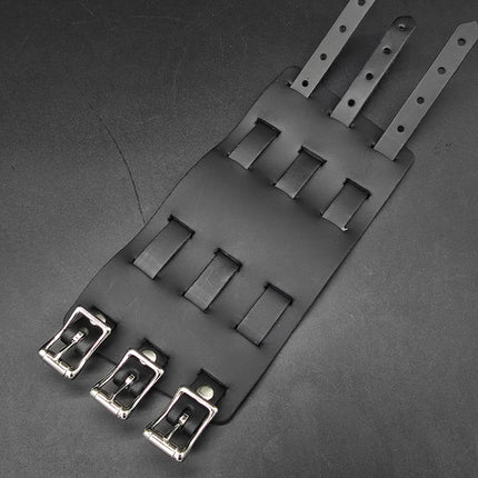 WBT-PLN   4" WIDE WATCH BAND STYLE BRACELET CUFF