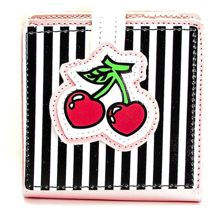 WCH401-CHERRY CHERRY WALLET BI-FOLD WALLET CARD SLOT ID SLOT