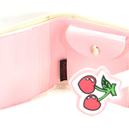 WCH401-CHERRY CHERRY WALLET BI-FOLD WALLET CARD SLOT ID SLOT