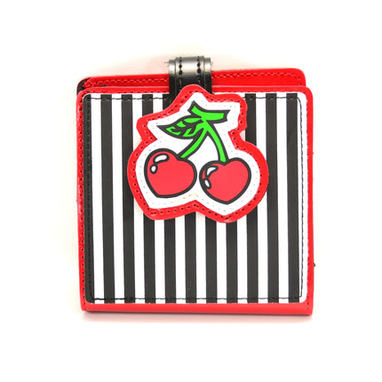 WCH401-CHERRY CHERRY WALLET BI-FOLD WALLET CARD SLOT ID SLOT
