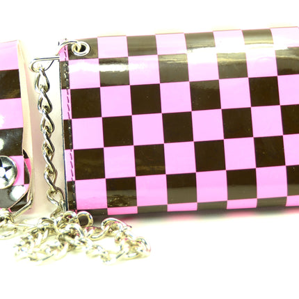 WCK102 VINYL CHECKERED WALLET