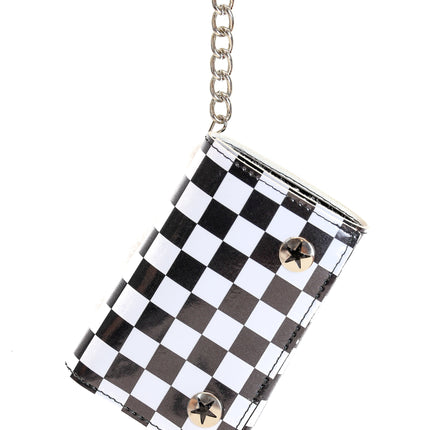 WCK102 VINYL CHECKERED WALLET