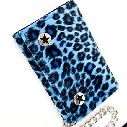WF-LEO   FUZZY LEOPARD WALLET