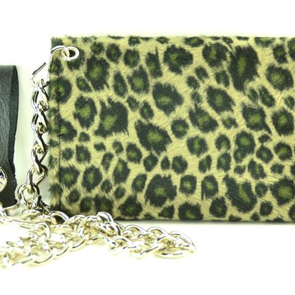 WF-LEO   FUZZY LEOPARD WALLET