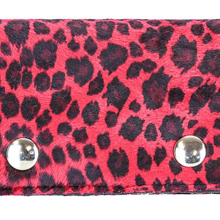 WF-LEO   FUZZY LEOPARD WALLET