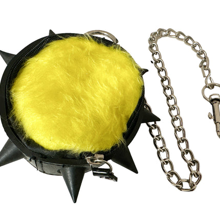 WFR100  FUR SPIKE WALLET