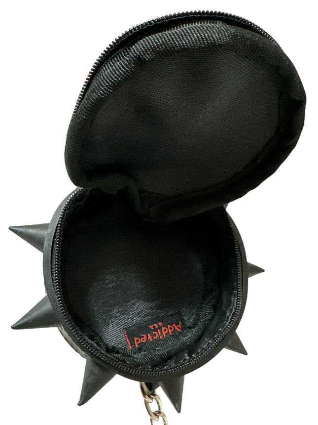 WFR100  FUR SPIKE WALLET
