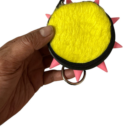 WFR100  FUR SPIKE WALLET