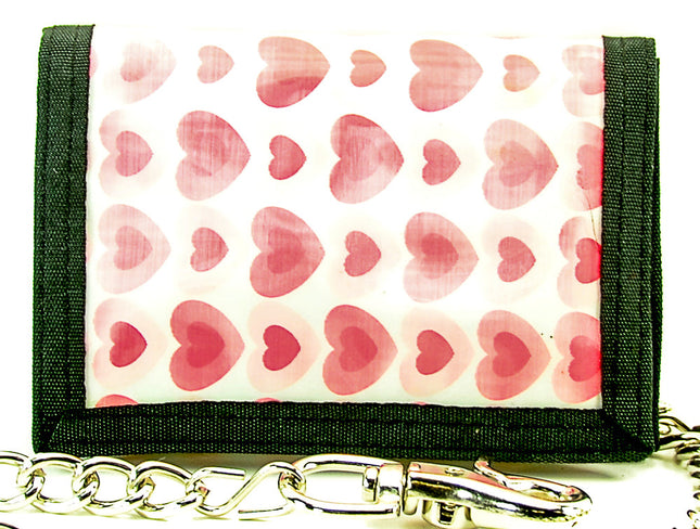 WH-HEART VELCRO ENCLOSURE 12" CHAIN WITH SNAPPED LOOP HOLDER