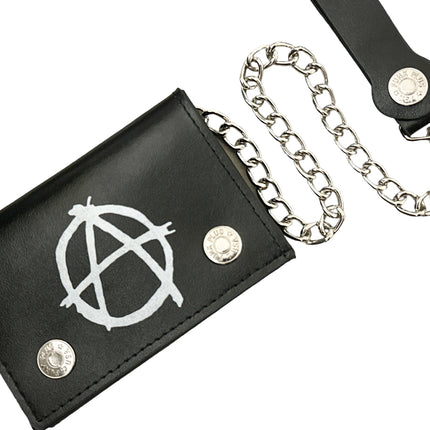 WP-ANA-BLK/WT  GENUINE LEATHER