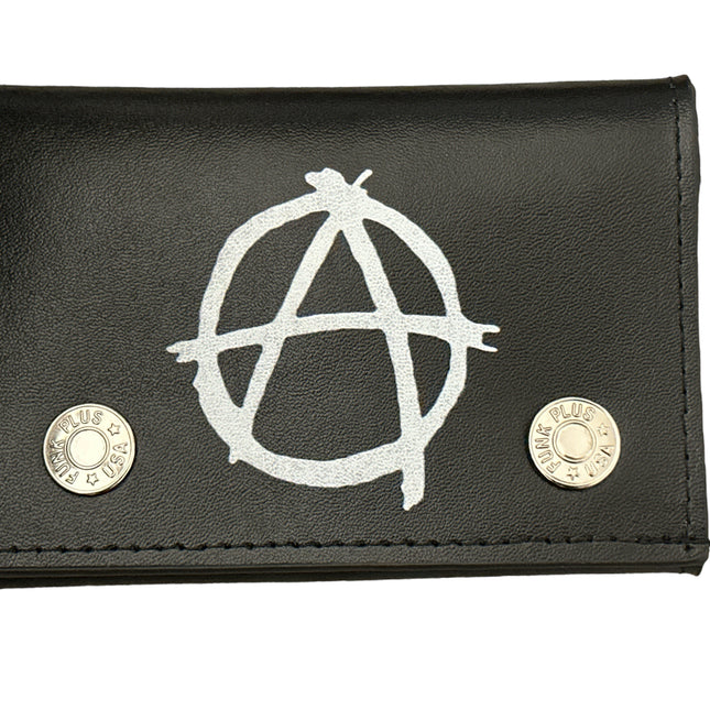 WP-ANA-BLK/WT  GENUINE LEATHER
