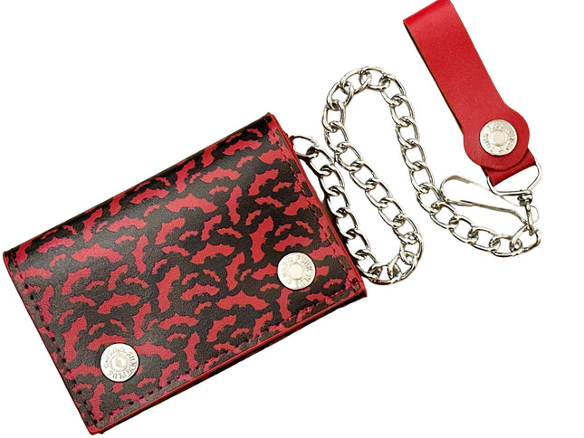 WP-BATZ-RED  GENUINE  LEATHER