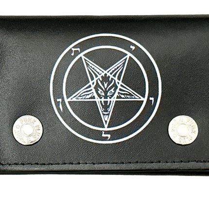 WP-BHMT-BLK  BAPHOMET GENUINE  LEATHER
