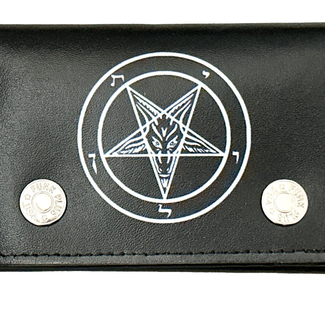 WP-BHMT-BLK  BAPHOMET GENUINE  LEATHER